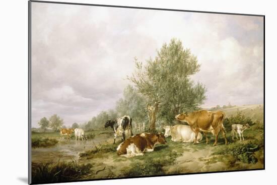 In Canterbury Meadows-Thomas Sidney Cooper-Mounted Giclee Print