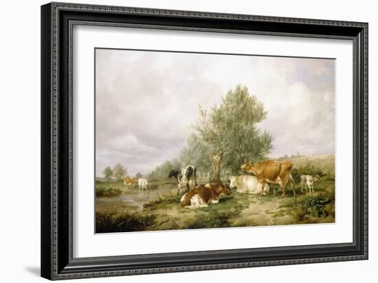 In Canterbury Meadows-Thomas Sidney Cooper-Framed Giclee Print