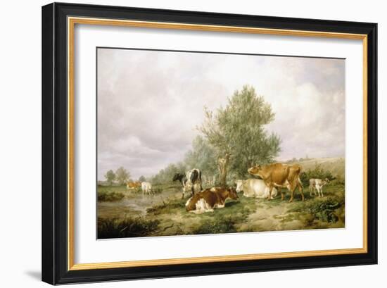 In Canterbury Meadows-Thomas Sidney Cooper-Framed Giclee Print