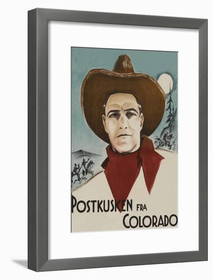 In Colorado "Postkusken Fra Colorado"-null-Framed Art Print