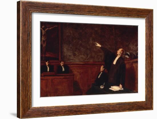 In Court-Honore Daumier-Framed Giclee Print