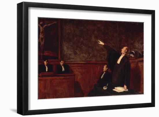 In Court-Honore Daumier-Framed Giclee Print