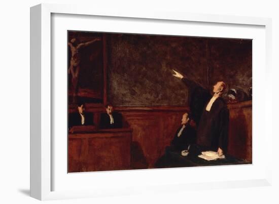 In Court-Honore Daumier-Framed Giclee Print