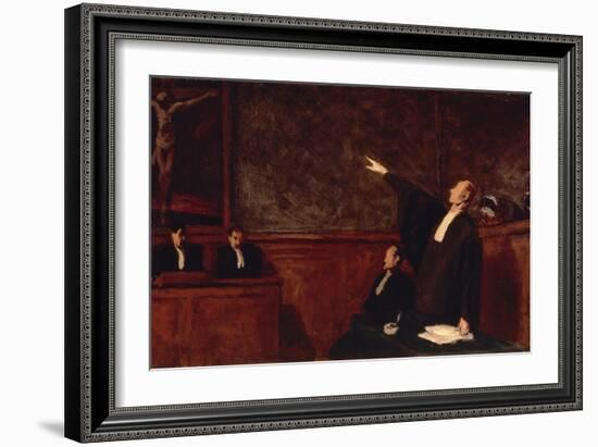 In Court-Honore Daumier-Framed Giclee Print