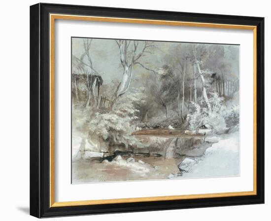 In Cusop Dingle, near Hay-on-Wye, Wales, 1837-Samuel Palmer-Framed Giclee Print