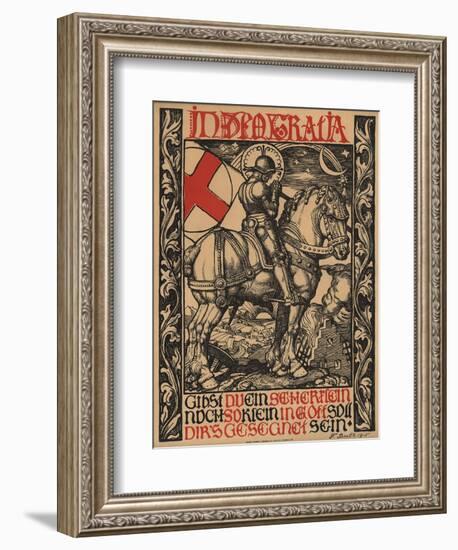 In Deo Gratia World War I Poster-Fritz Boehle-Framed Giclee Print