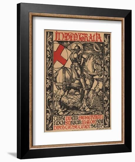 In Deo Gratia World War I Poster-Fritz Boehle-Framed Giclee Print