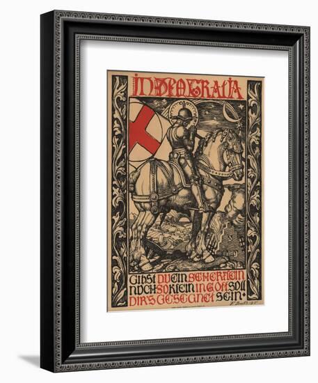 In Deo Gratia World War I Poster-Fritz Boehle-Framed Giclee Print