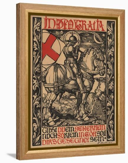 In Deo Gratia World War I Poster-Fritz Boehle-Framed Premier Image Canvas