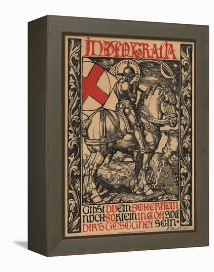 In Deo Gratia World War I Poster-Fritz Boehle-Framed Premier Image Canvas