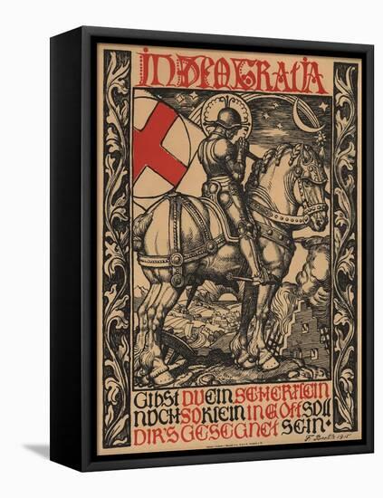 In Deo Gratia World War I Poster-Fritz Boehle-Framed Premier Image Canvas