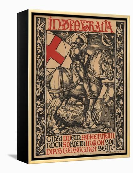 In Deo Gratia World War I Poster-Fritz Boehle-Framed Premier Image Canvas