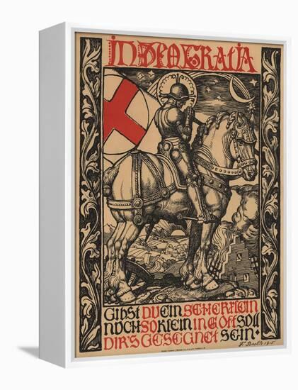 In Deo Gratia World War I Poster-Fritz Boehle-Framed Premier Image Canvas