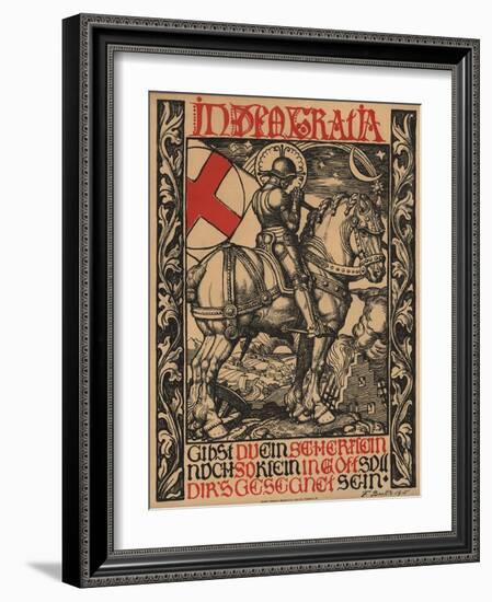 In Deo Gratia World War I Poster-Fritz Boehle-Framed Giclee Print