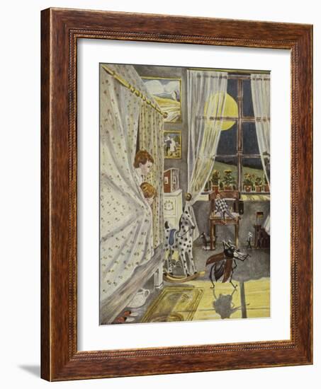 In der Kinderstube, Illustration, 1928-Hans Baluschek-Framed Giclee Print