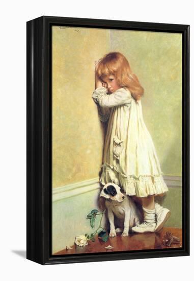 In Disgrace, 1885-Charles Burton Barber-Framed Premier Image Canvas