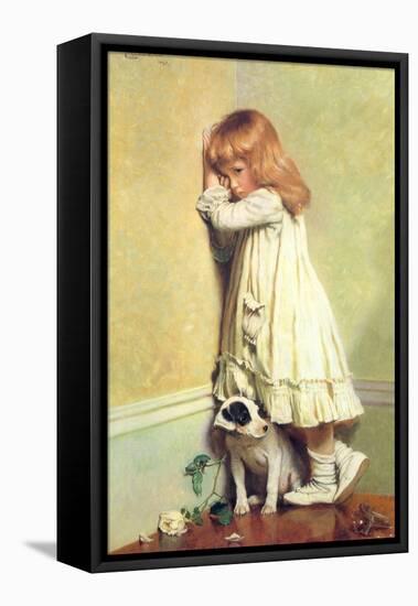 In Disgrace, 1885-Charles Burton Barber-Framed Premier Image Canvas