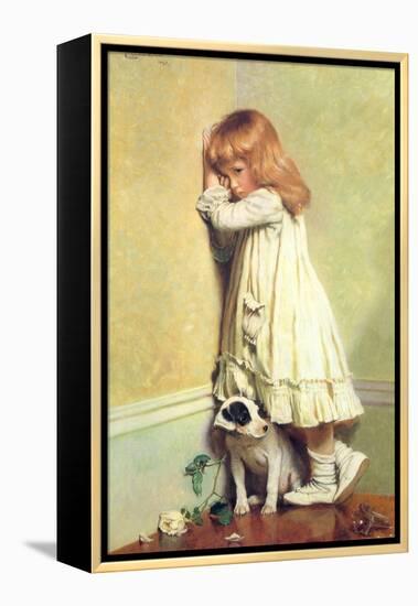 In Disgrace, 1885-Charles Burton Barber-Framed Premier Image Canvas