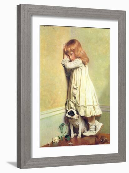 In Disgrace, 1885-Charles Burton Barber-Framed Giclee Print