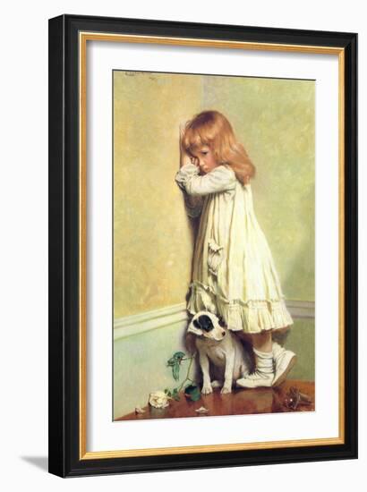 In Disgrace, 1885-Charles Burton Barber-Framed Giclee Print