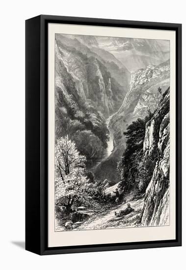 In Dove Dale, UK, 19th Century-null-Framed Premier Image Canvas