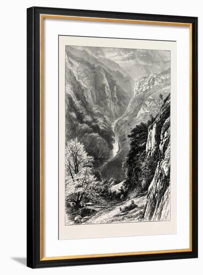 In Dove Dale, UK, 19th Century-null-Framed Giclee Print