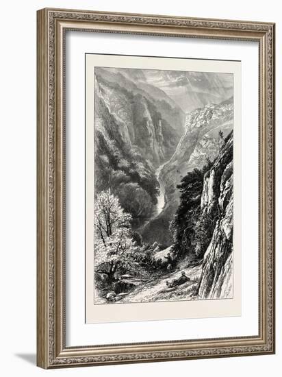 In Dove Dale, UK, 19th Century-null-Framed Giclee Print