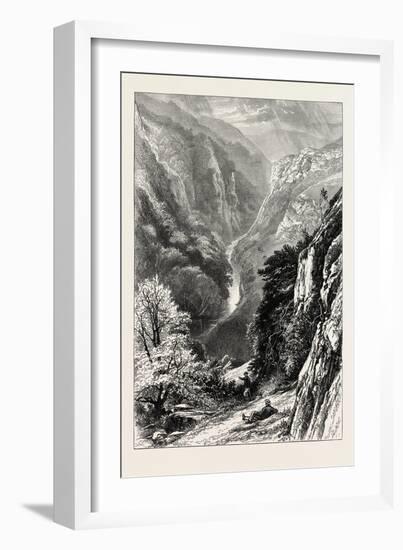 In Dove Dale, UK, 19th Century-null-Framed Giclee Print