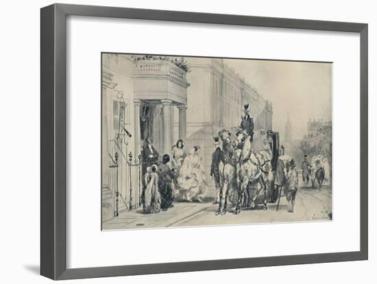 'In Eaton Square, 1850', (1920)-Eugene Louis Lami-Framed Giclee Print