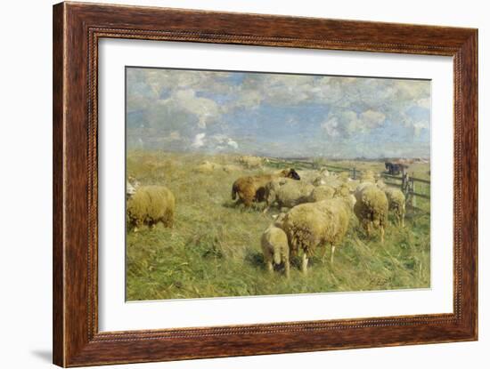 In Erwartung, um 1906-Heinrich von Zügel-Framed Giclee Print