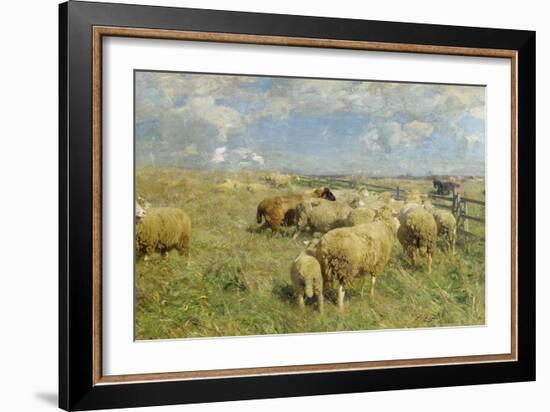 In Erwartung, um 1906-Heinrich von Zügel-Framed Giclee Print