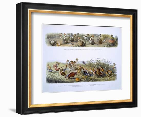 In Fairyland: A Series of Pictures from the Elf-World by William Allingham and Andrew Lang-Richard Doyle-Framed Giclee Print