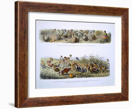 In Fairyland: A Series of Pictures from the Elf-World by William Allingham and Andrew Lang-Richard Doyle-Framed Giclee Print