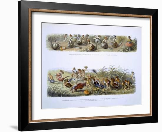 In Fairyland: A Series of Pictures from the Elf-World by William Allingham and Andrew Lang-Richard Doyle-Framed Giclee Print