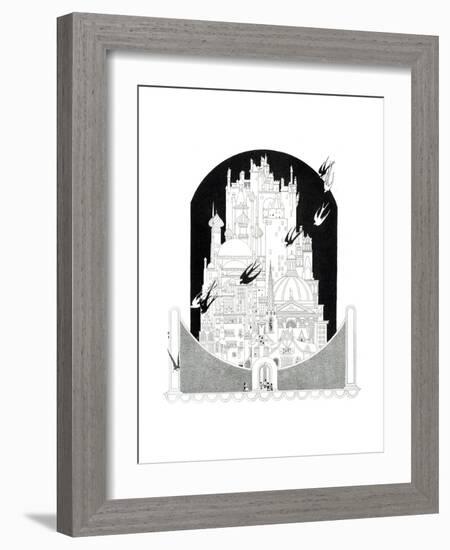 In Film Land - Child Life-Ve Elizabeth Cadie-Framed Giclee Print