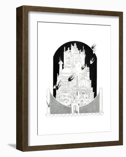 In Film Land - Child Life-Ve Elizabeth Cadie-Framed Giclee Print