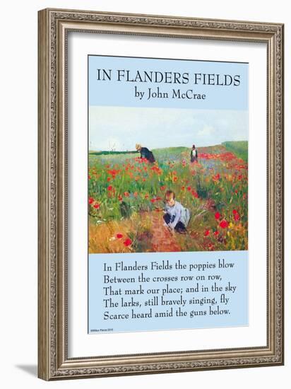 In Flanders's Fields-John McCrae-Framed Art Print