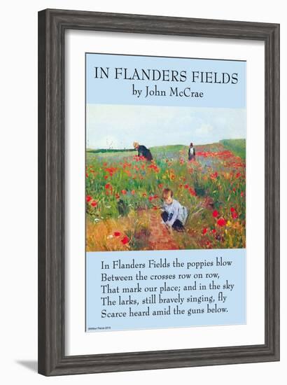 In Flanders's Fields-John McCrae-Framed Art Print