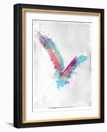 In Flight, 2015 (Collage on Canvas)-Teis Albers-Framed Giclee Print