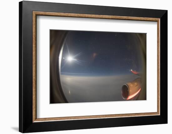 In-Flight View Above the Clouds-Paul Souders-Framed Photographic Print