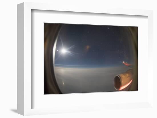 In-Flight View Above the Clouds-Paul Souders-Framed Photographic Print