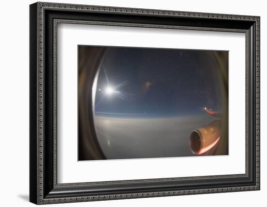 In-Flight View Above the Clouds-Paul Souders-Framed Photographic Print