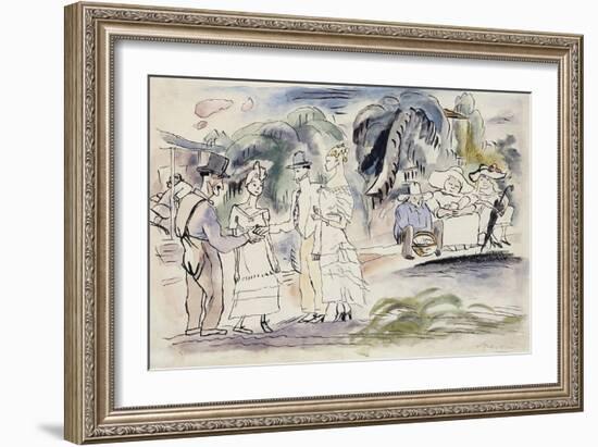 In Florida-Jules Pascin-Framed Giclee Print