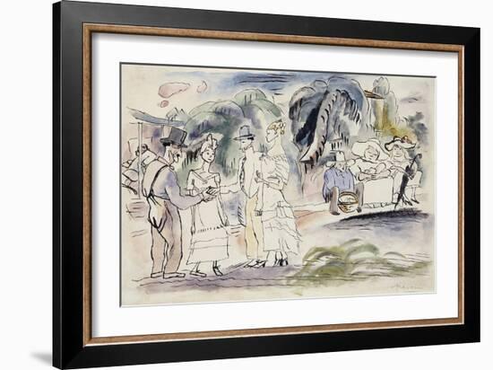 In Florida-Jules Pascin-Framed Giclee Print