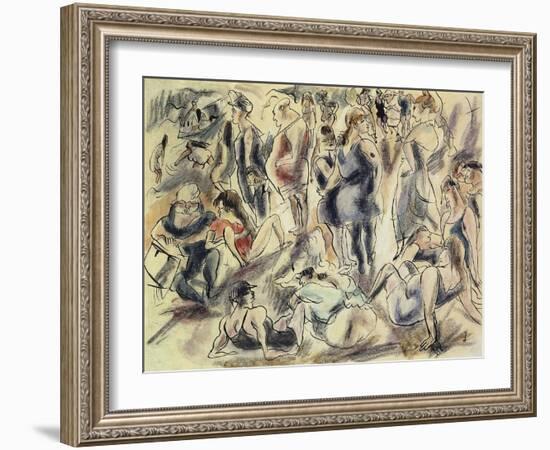 In Florida-Jules Pascin-Framed Giclee Print