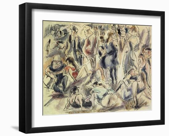 In Florida-Jules Pascin-Framed Giclee Print