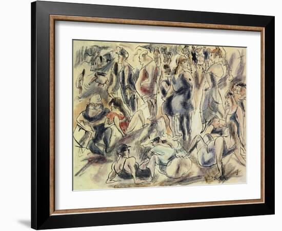 In Florida-Jules Pascin-Framed Giclee Print