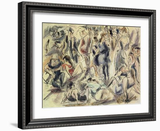 In Florida-Jules Pascin-Framed Giclee Print