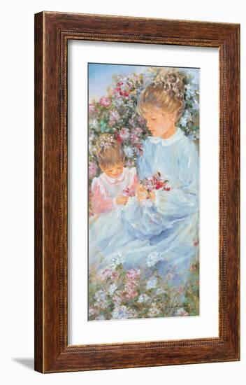 In Flowers-Hélène Léveillée-Framed Art Print