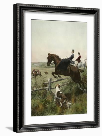 In for a Brush-Thomas Blinks-Framed Premium Giclee Print